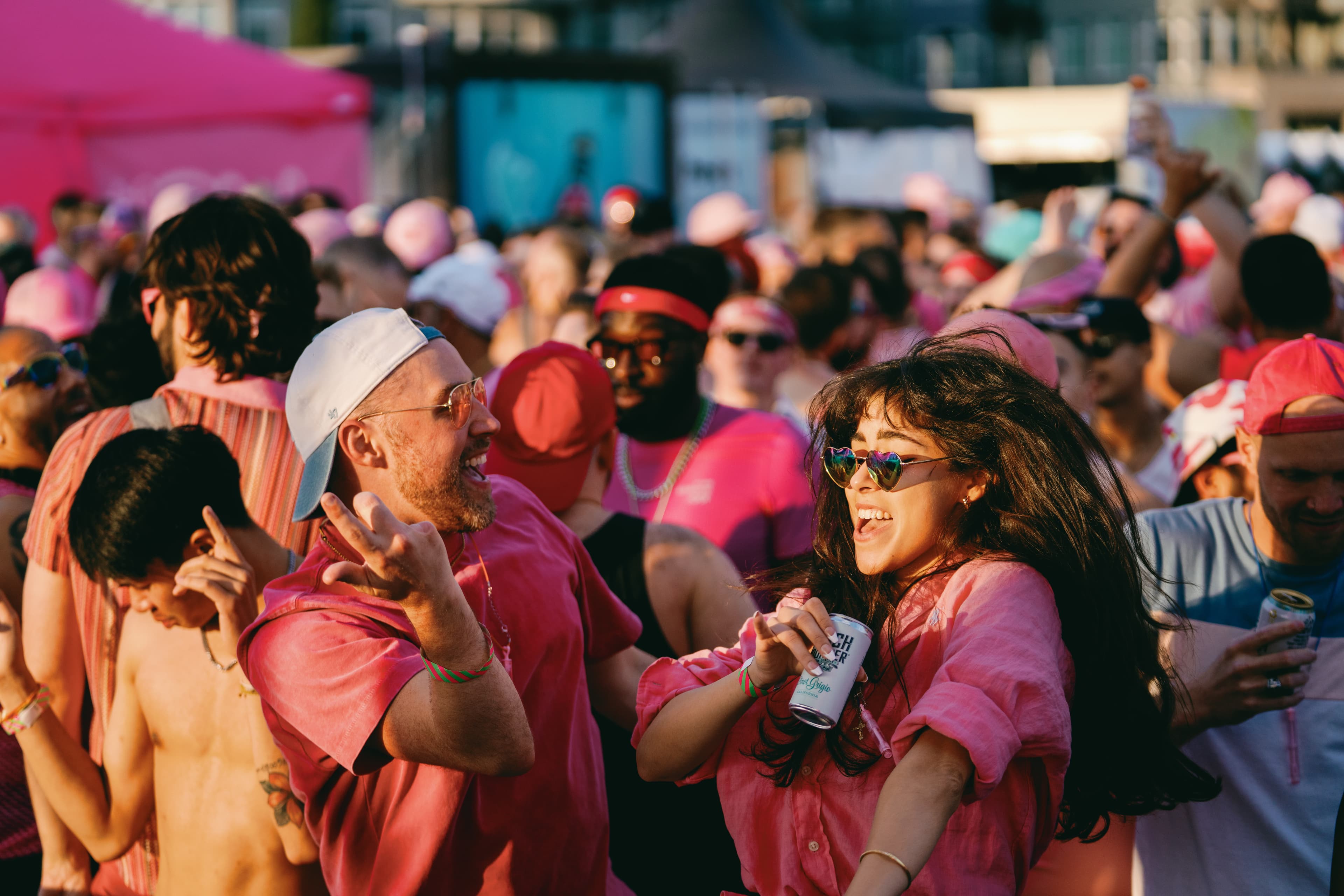 DJ performing at The Pink Party